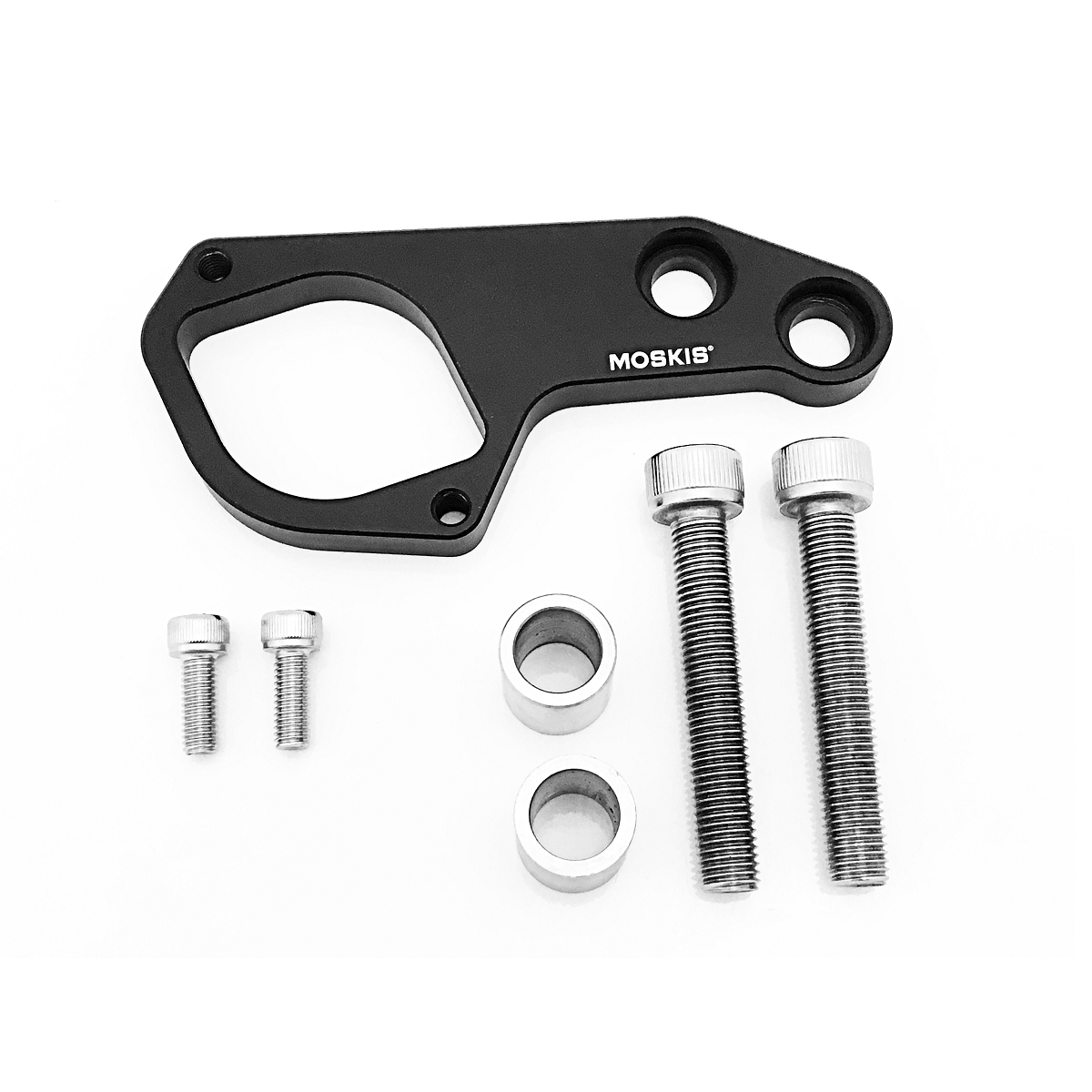 Soporte RELOCATE negro para Triumph Bonneville 865, Thruxton 865 y T100 865