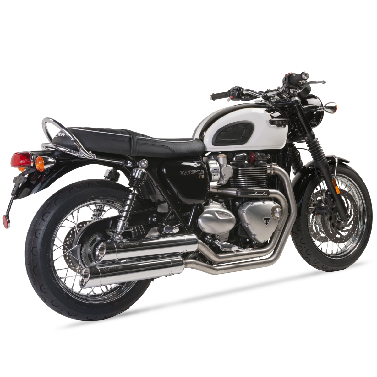 IRONHEAD HC1 full exhaust for Triumph STREET TWIN / BONNEVILLE / T120 2016