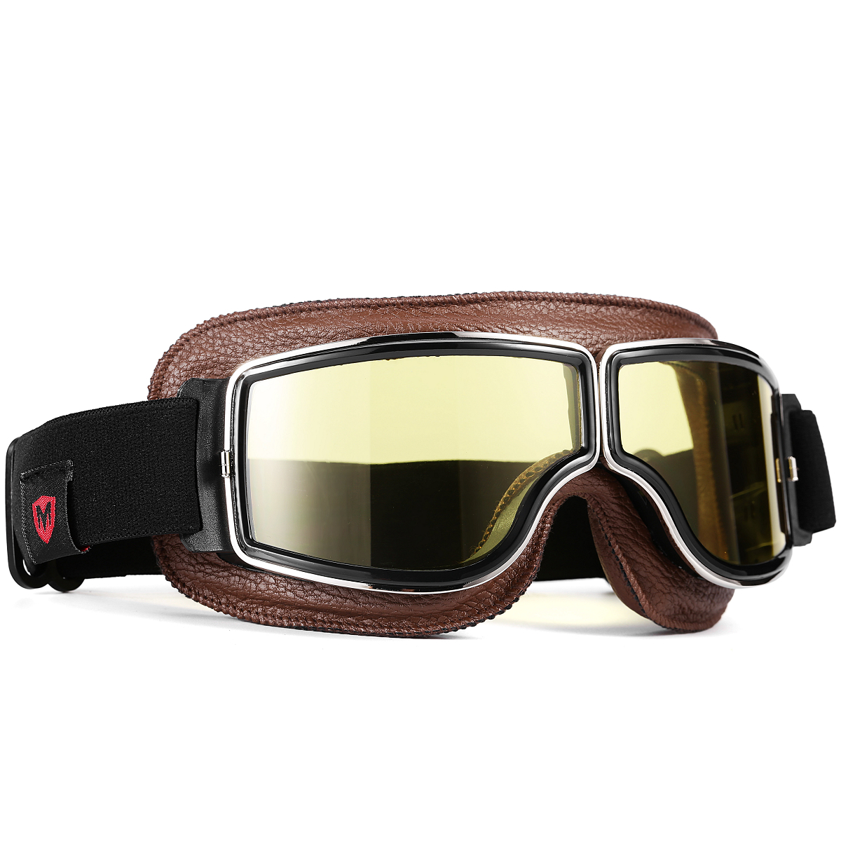 Gafas SILVERSTONE marrón con lentes ambar
