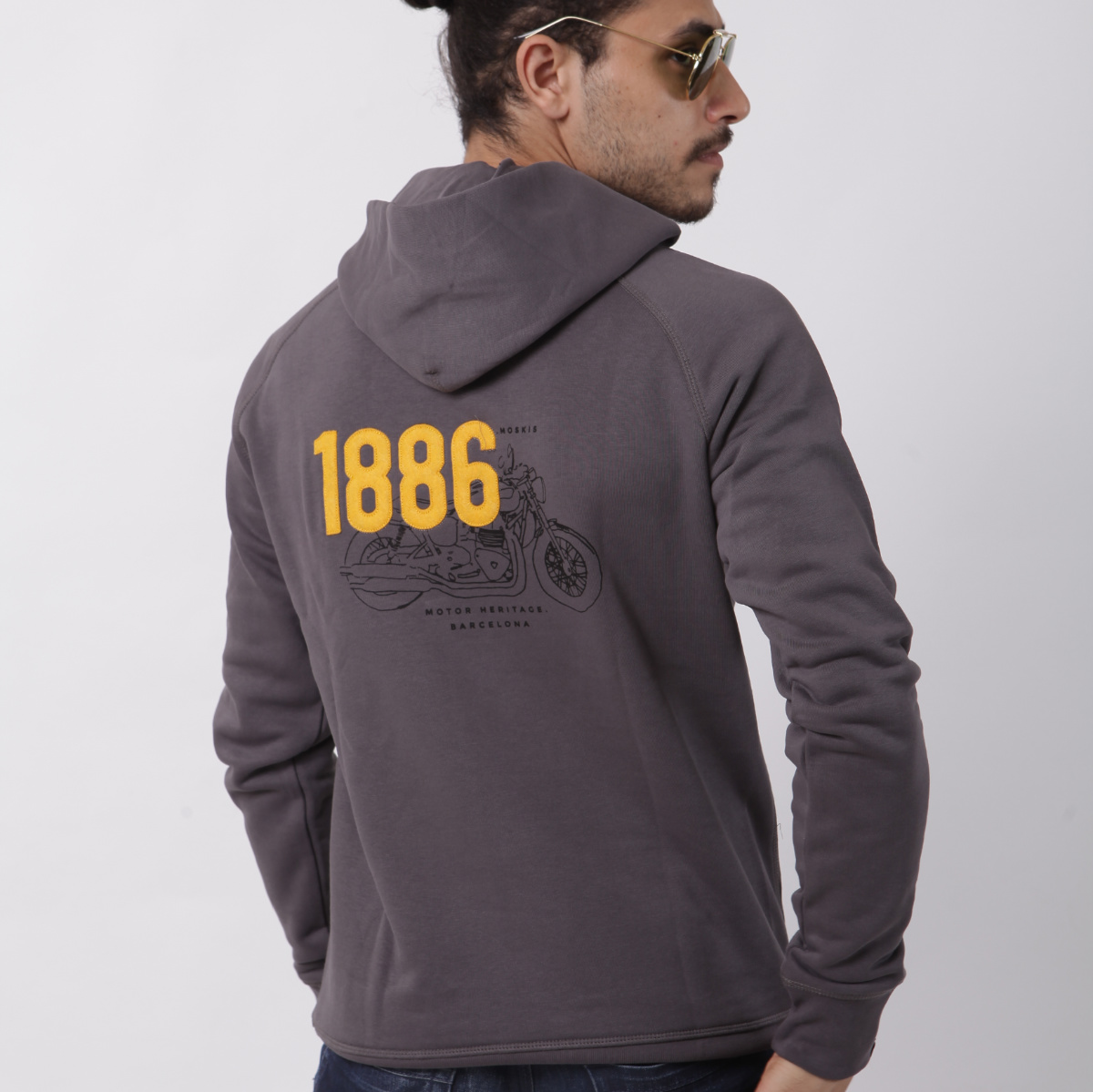 VIBRATIONS anthracite grey hoody