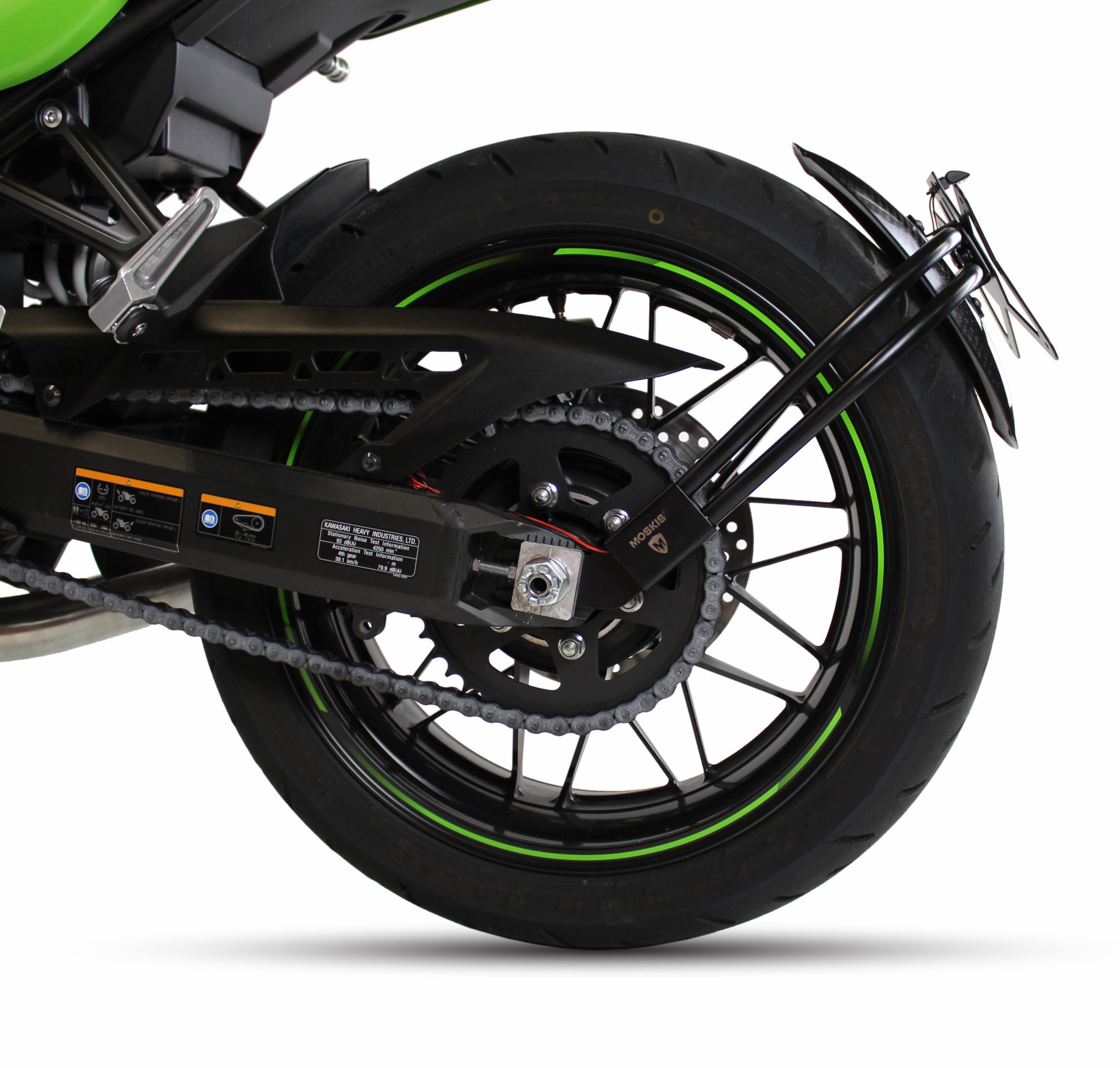 Soporte portamatrícula con guardabarros de carbono para Yamaha XSR 700 / 900, MT-07, MT-09, TRACER 700 / 900 2014-2022
